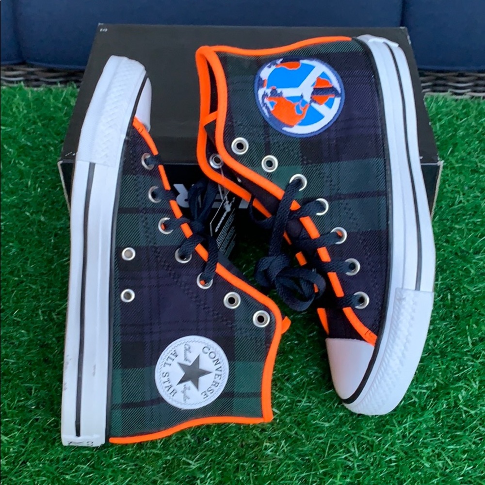 Converse CTAS hi green/brown/white MEN’S - Picture 2 of 16